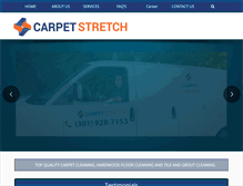 Tablet Screenshot of carpet-stretch.com
